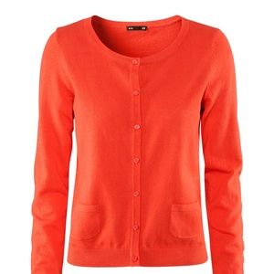 h&m red cardigan